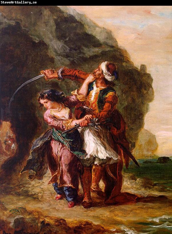 Eugene Delacroix The Bride of Abydos